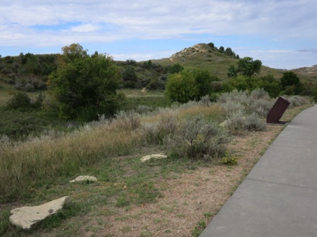 hill at end of wind canyon trail, T.R.N.P